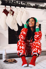 Christmas Onesies for Adults - Comfy Unisex Matching Holiday Jumpsuits with Convenient Pockets