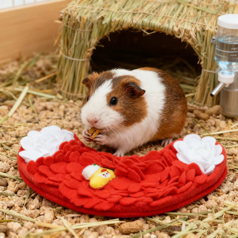 The New Christmas Product Dog Sniffing Pad Is Soft and Comfortable, Which Helps Exercise the Dog'S Foraging Ability. Red Christm