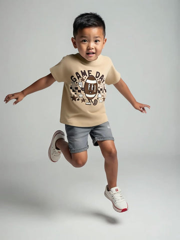 Boys Toddlers Short Sleeve Regular Fit Graphic T-Shirt